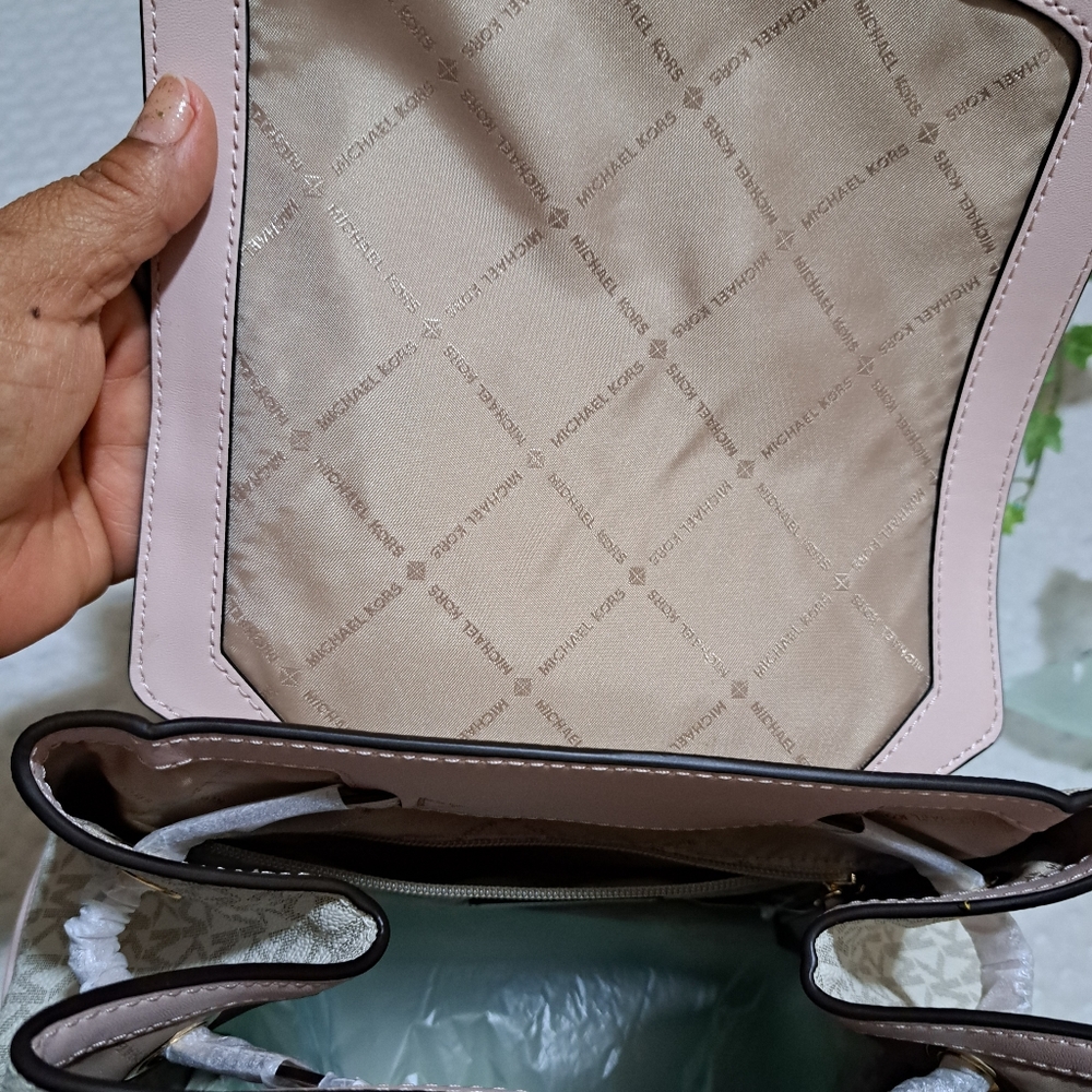 Michael Kors  Women backpack   crema New - Picture 10 of 12